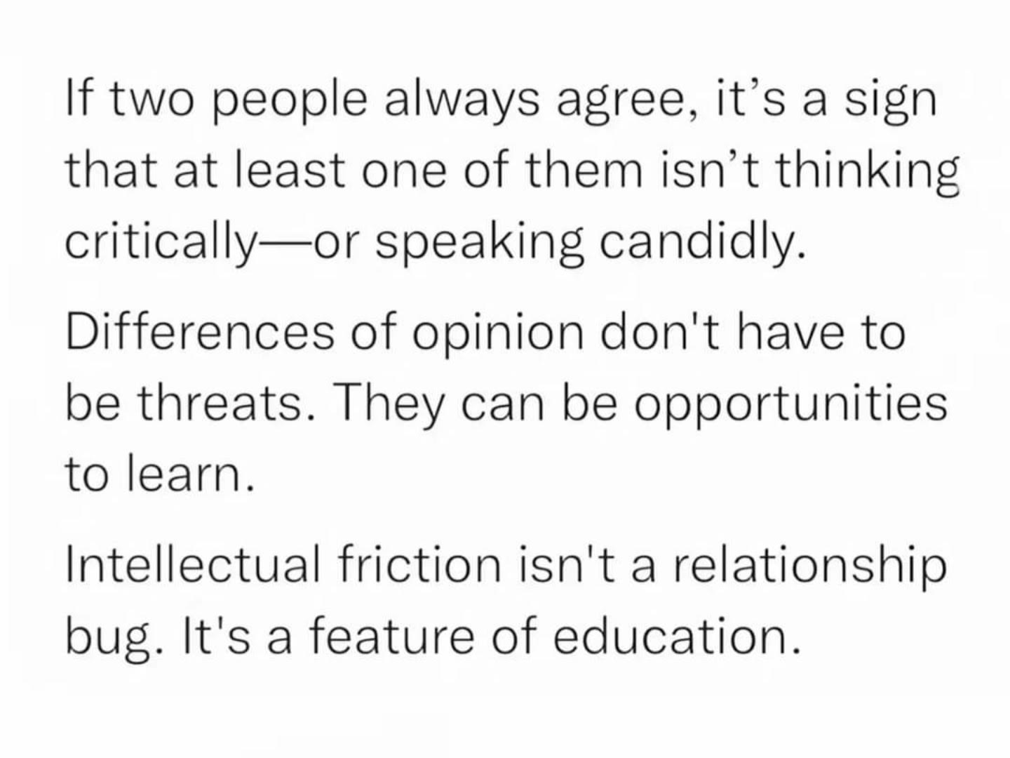 difference between argument and disagreement in critical thinking