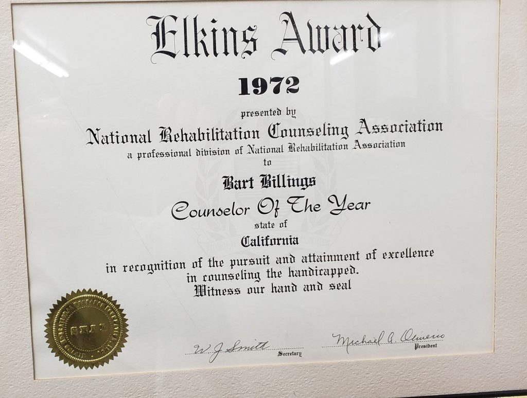 Elkins Award